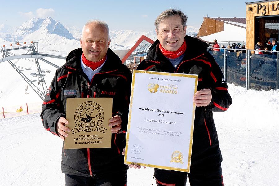 KitzSki gewinnt Worlds Best Ski Resort Company-Award