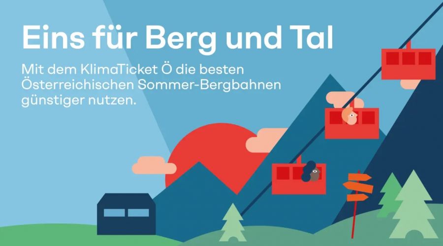 Beste sterreichische Sommer-Bergbahnen und KlimaTicket  starten Mobilittskooperation Eins fr Berg und Tal